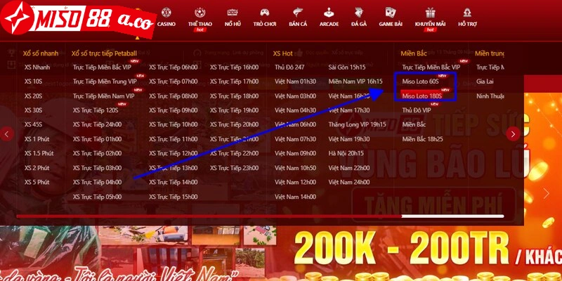 LoTo MisoLive nổi tiếng từ khi mới ra mắt, tham gia dễ dàng, tỷ lệ đổi thưởng cao